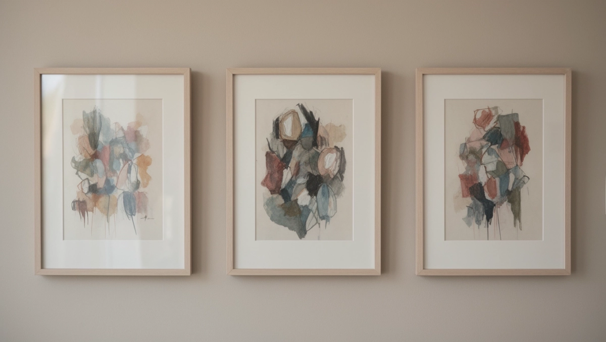 Jak powiesić 3 obrazy na ścianie