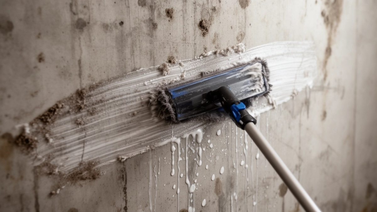 Mycie ścian mopem