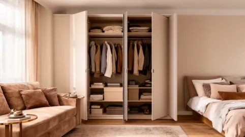 Szafa dwustronna zamiast ściany