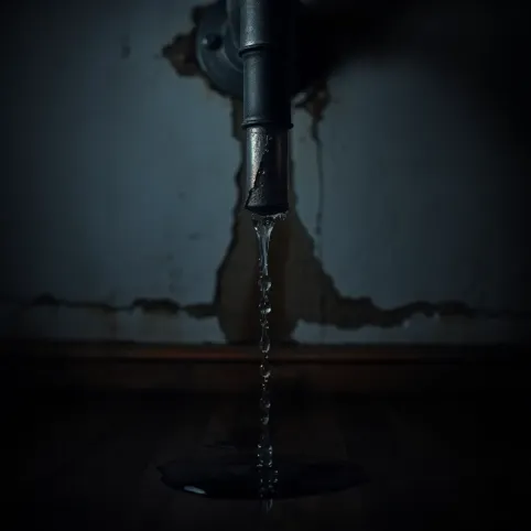 Pęknięta rura w ścianie kto odpowiada